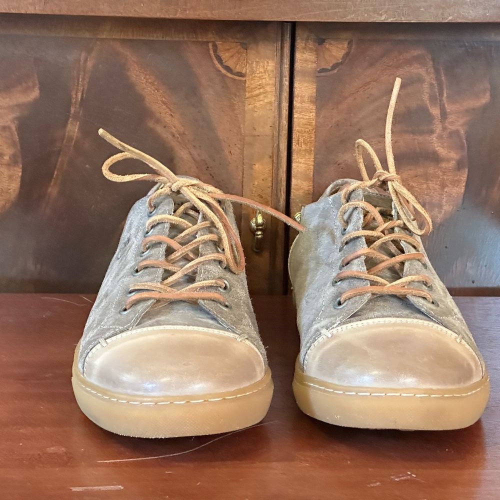 Faconnable Tailored Denim Cap Toe Sneakers